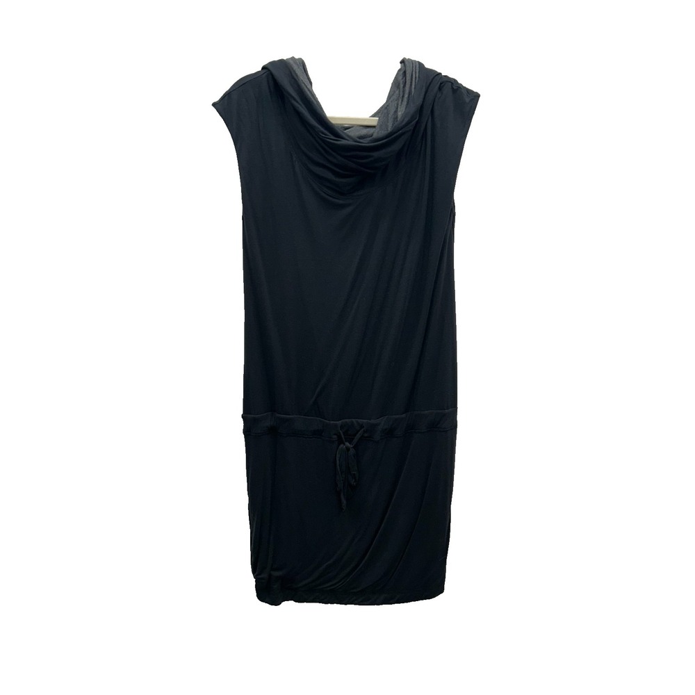 Athleta Reversible Translation Dress Womens M Black Modal Stretch Athleisure